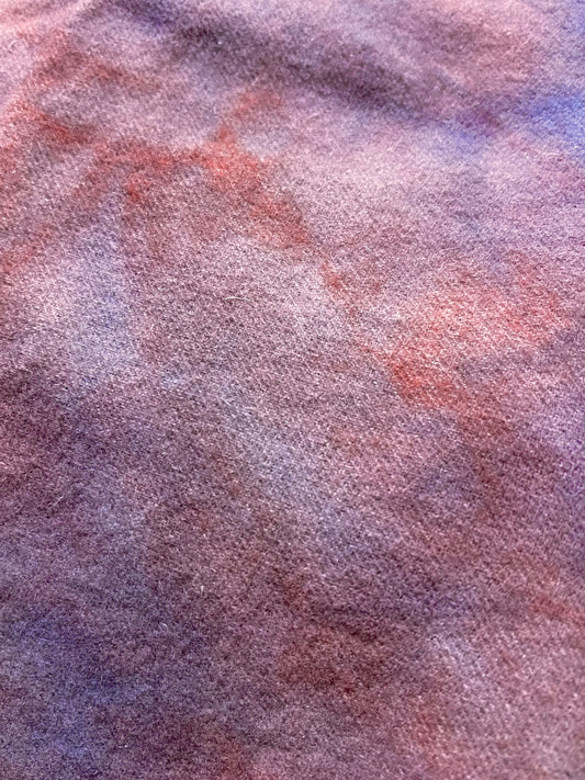 Hand Dyed Wool, Fat Quarter, RASPBERRY SORBET