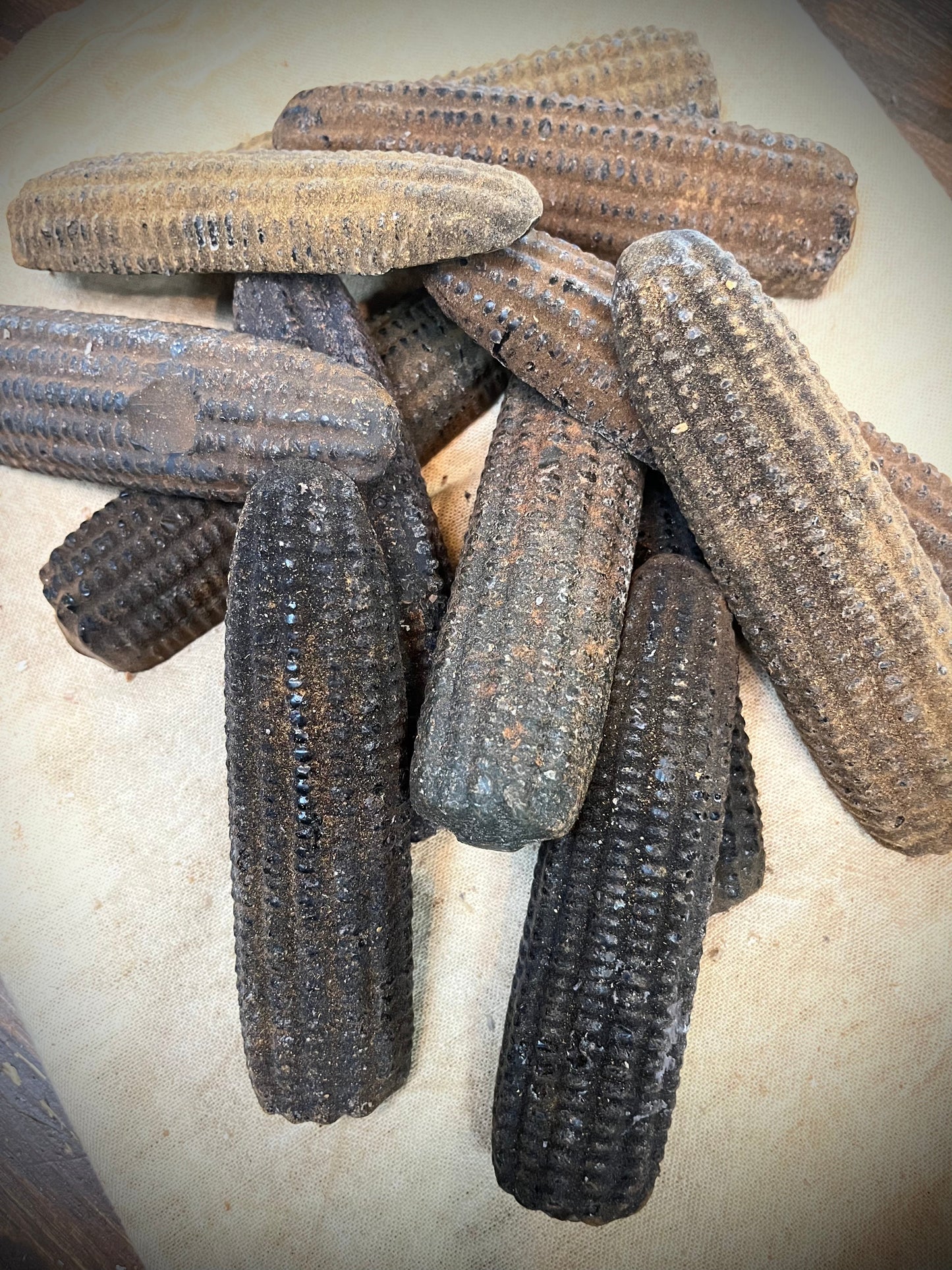 Bowl Filler, Blackened Beeswax, CORN COB