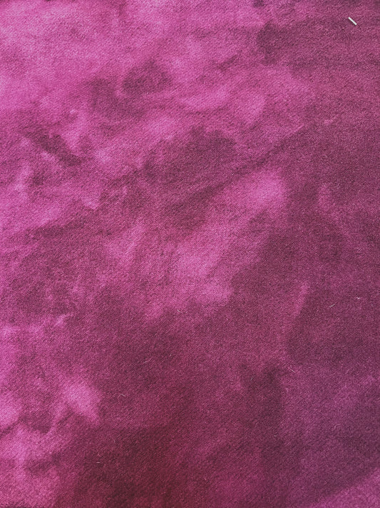 Hand Dyed Wool, 1/2 Yard, PLUM