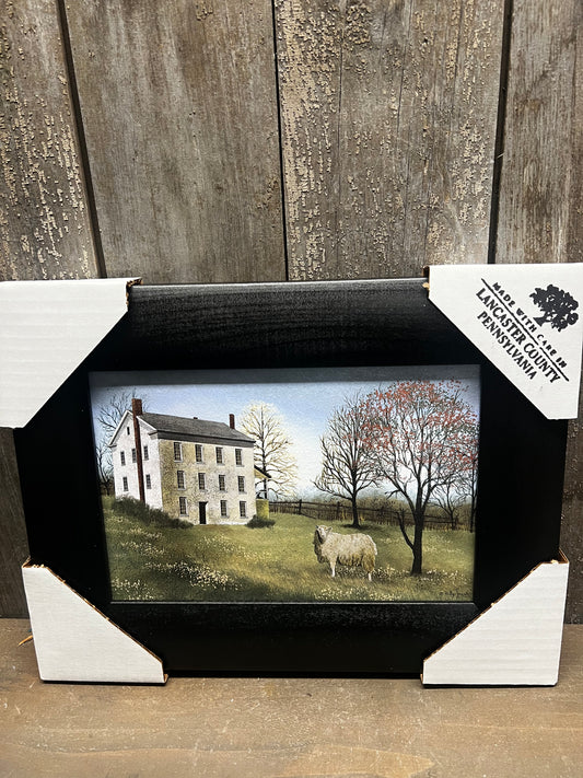 Framed Art, 6x9, SPRING AT WHITE HOUSE FARM