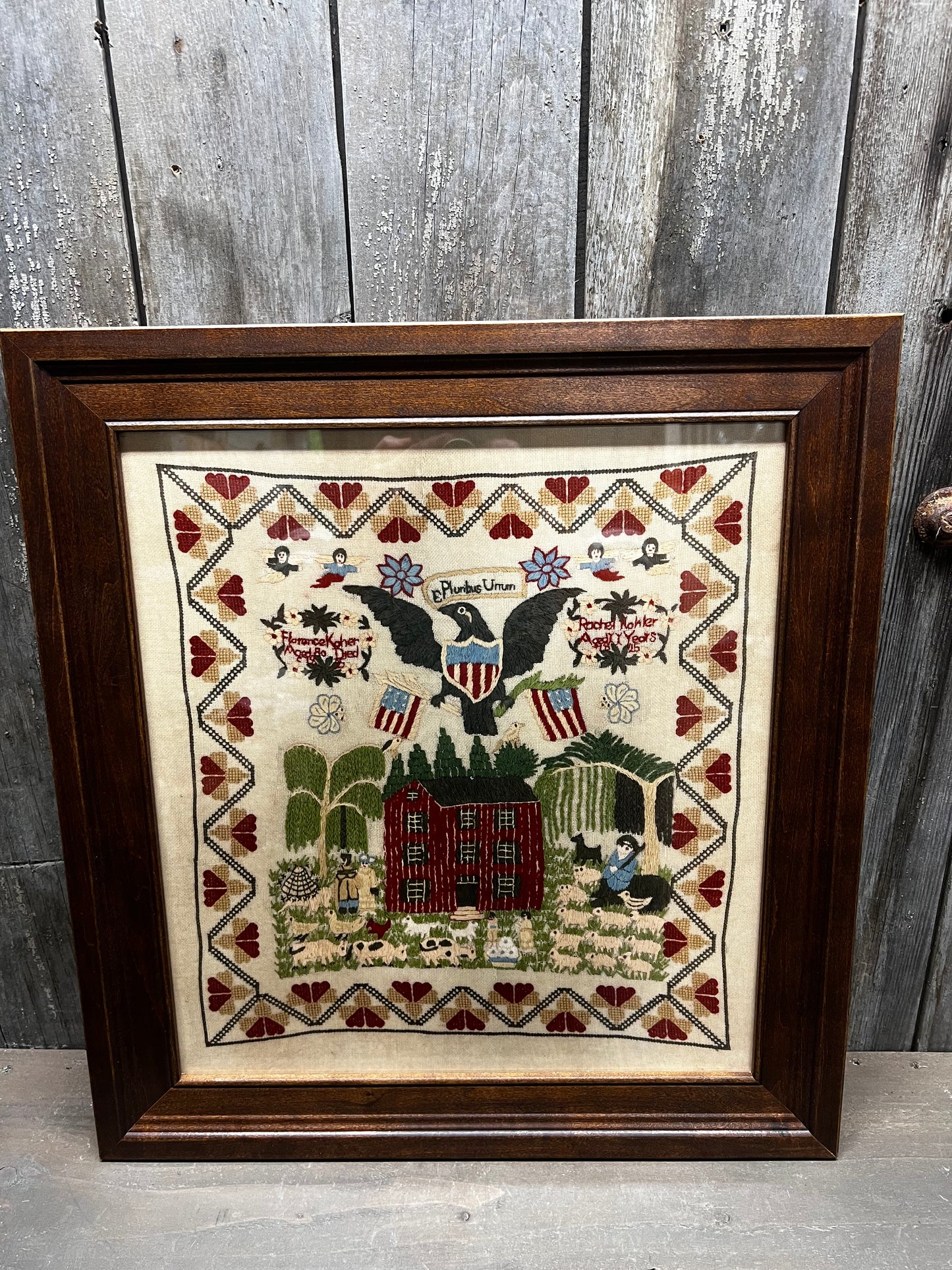 Print on Canvas, Framed, RACHEL KOHLER EMBROIDERY (LARGE)