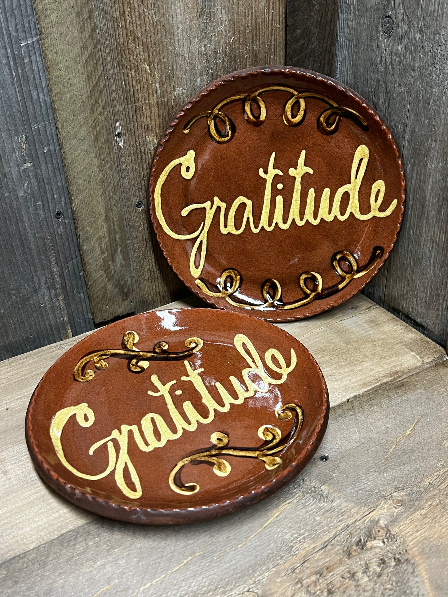 Plate, 7.5", GRATITUDE