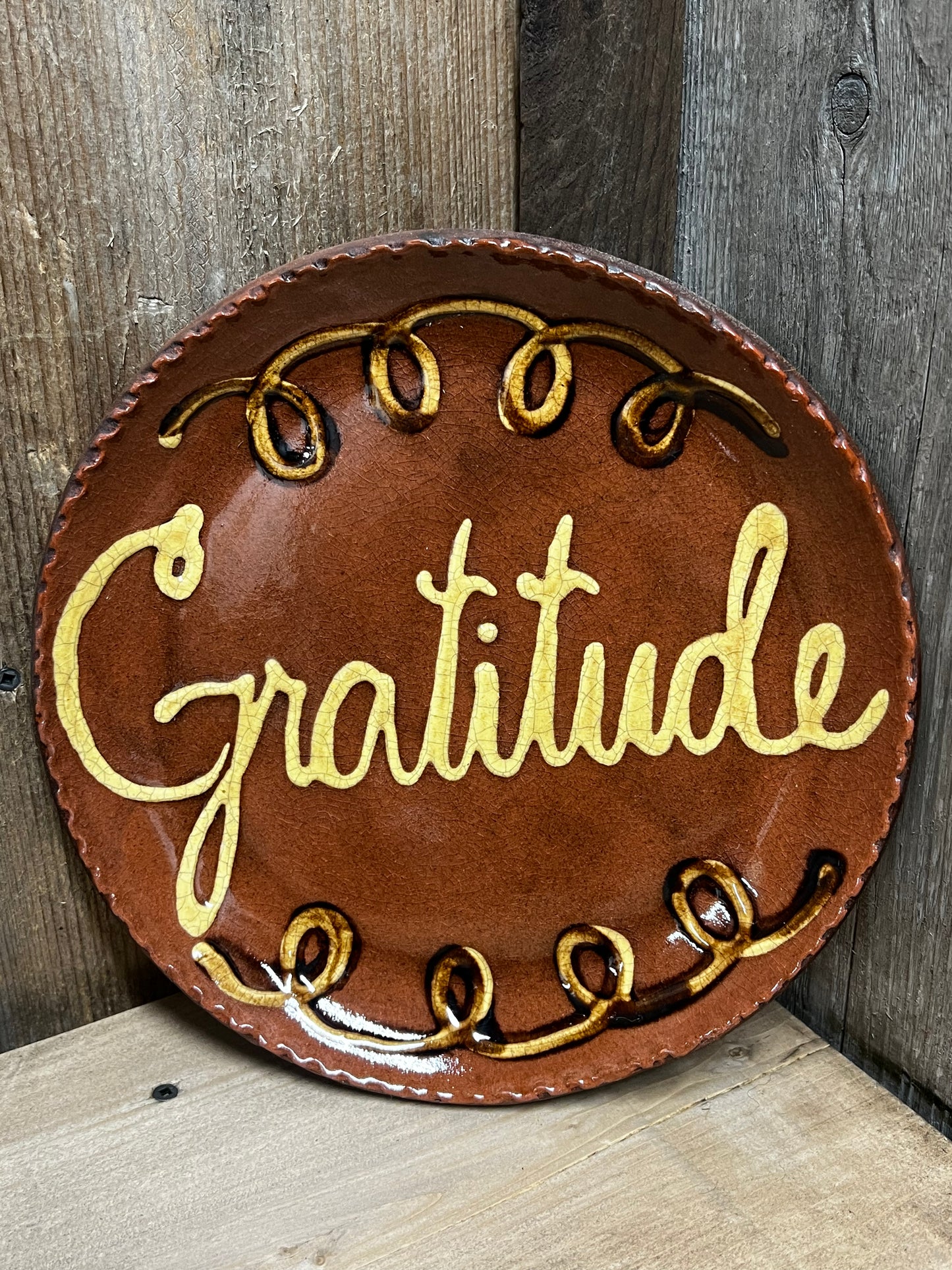 Plate, 7.5", GRATITUDE