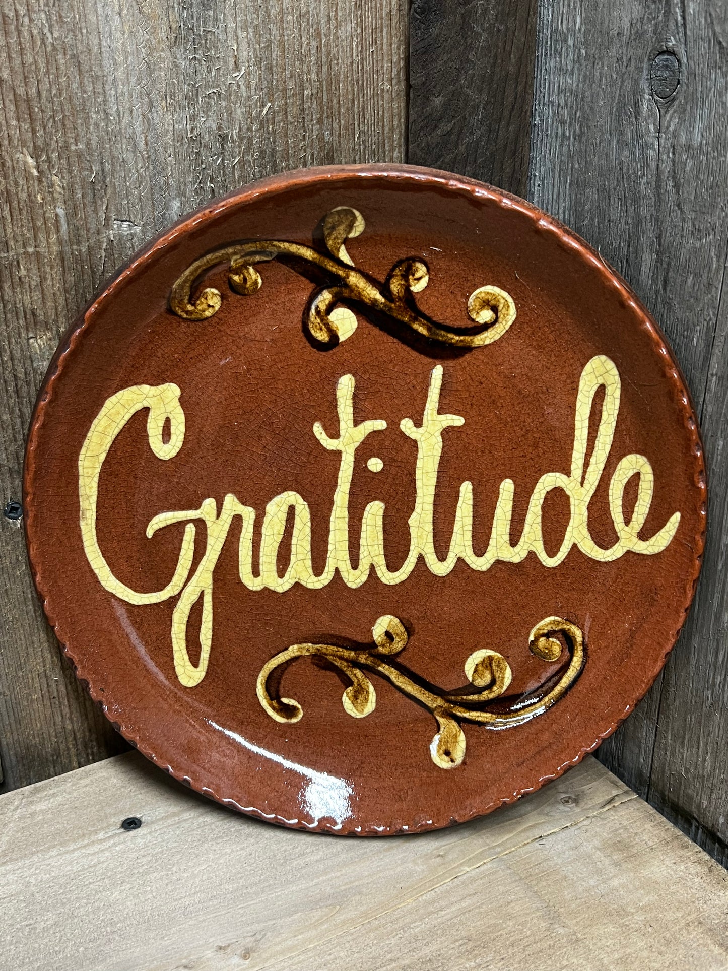 Plate, 7.5", GRATITUDE