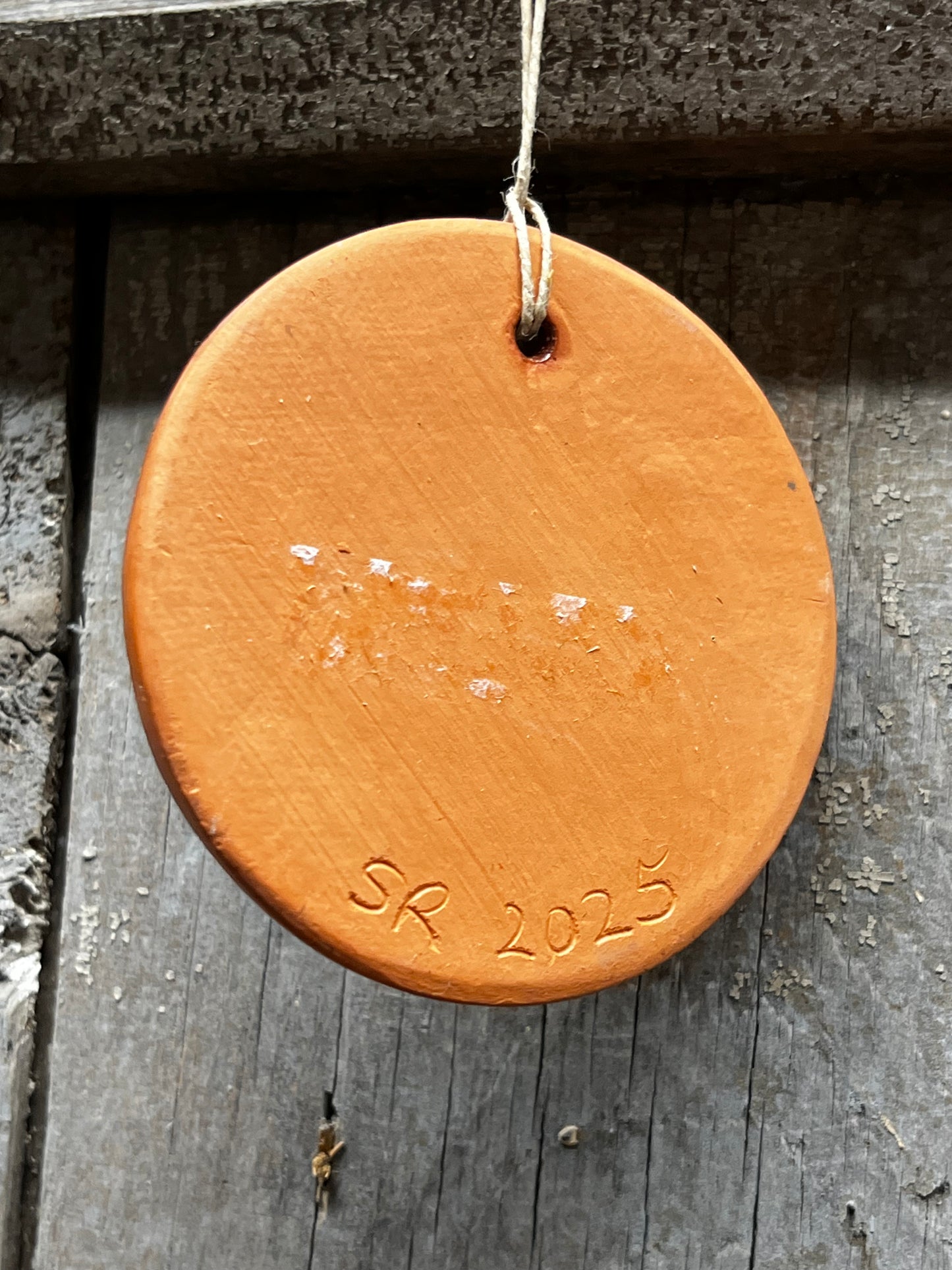 Ornament, Redware, ROUND