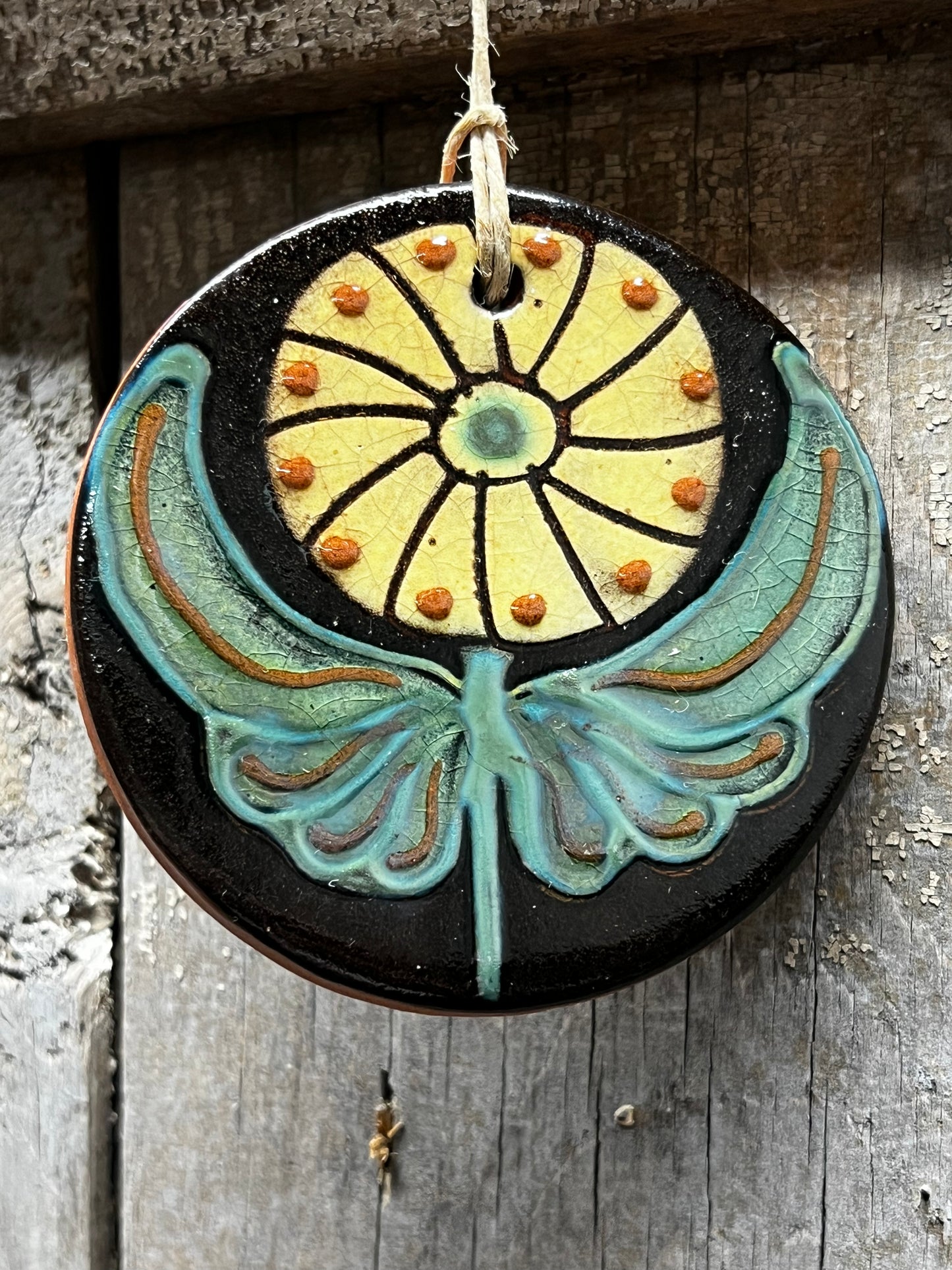 Ornament, Redware, ROUND