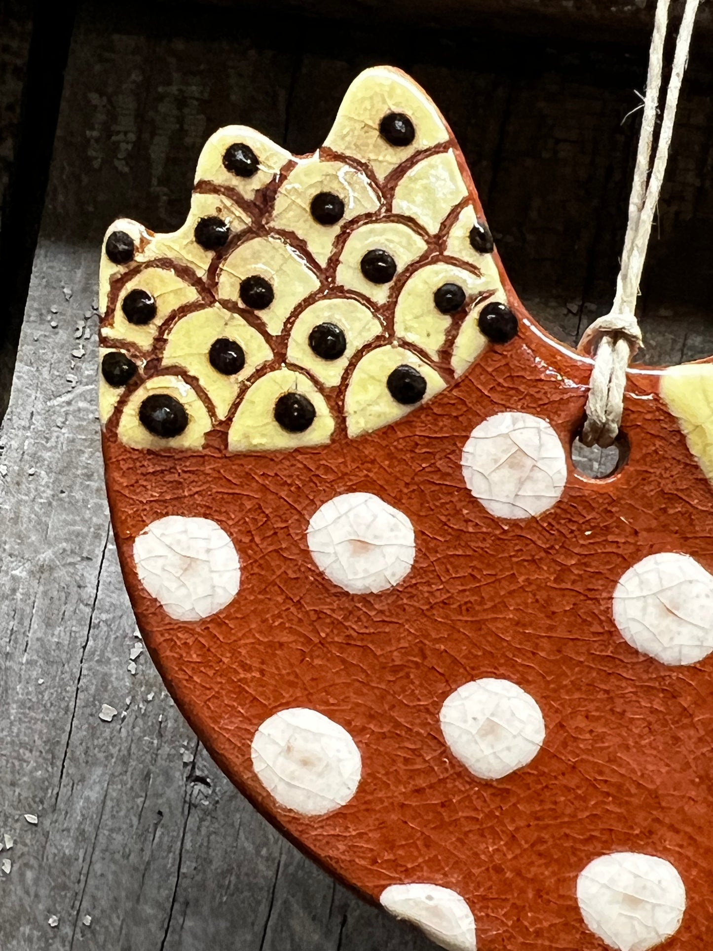 Ornament, Redware, OH, MY BIRD!