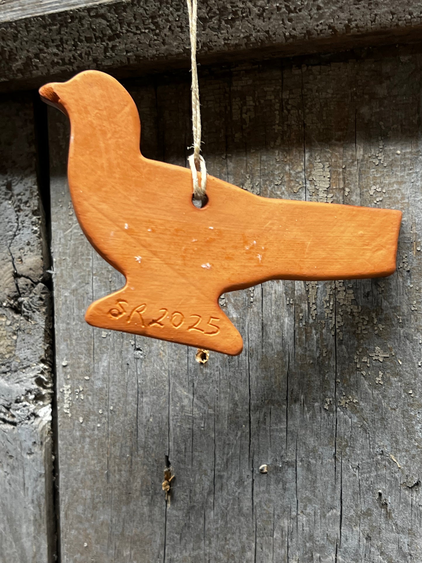 Ornament, Redware, OH, MY BIRD!