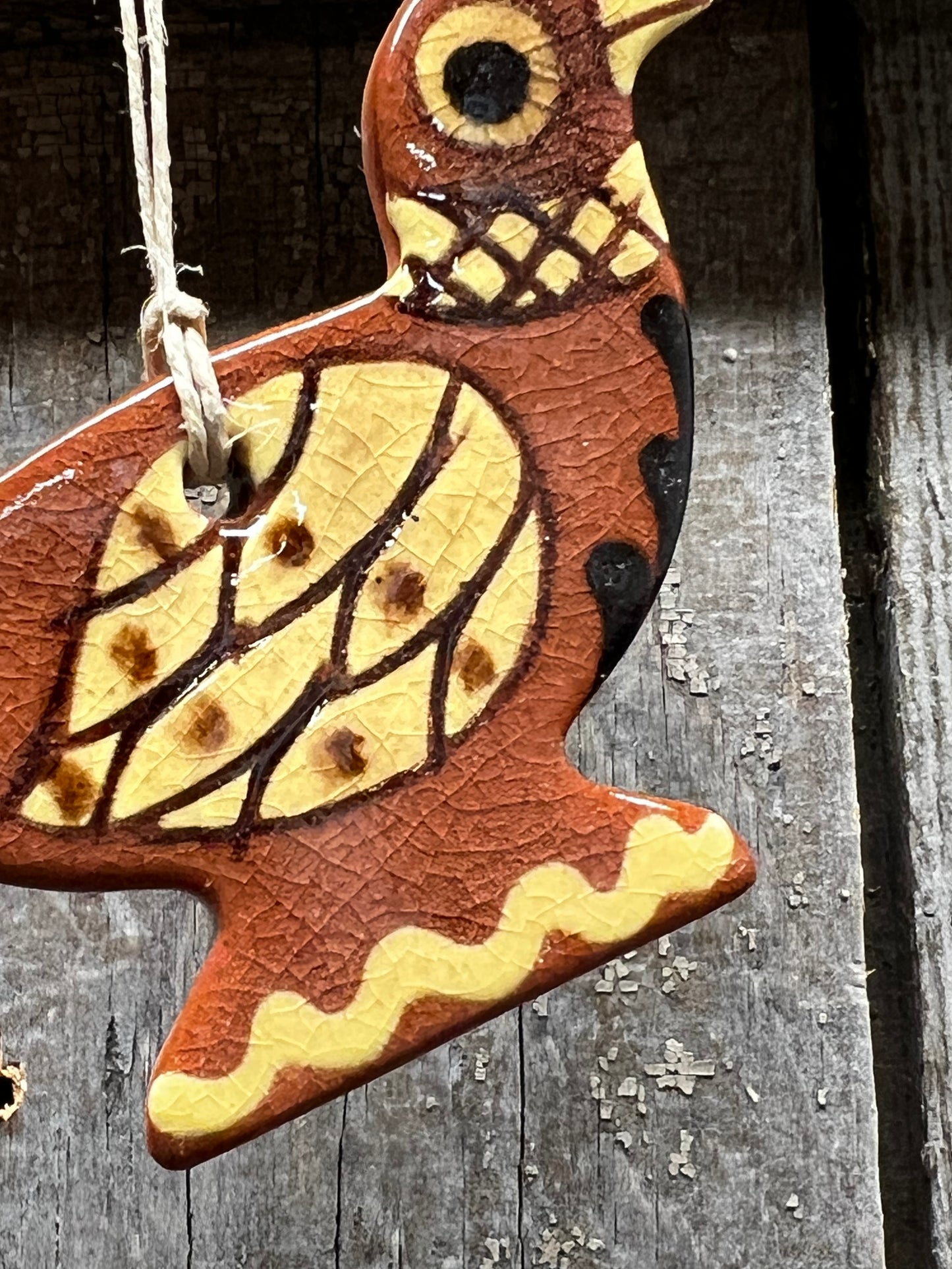 Ornament, Redware, OH, MY BIRD!