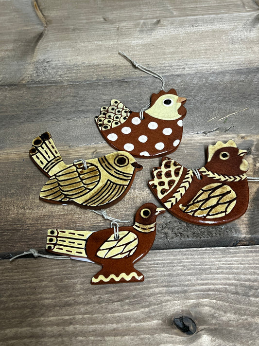 Ornament, Redware, OH, MY BIRD!