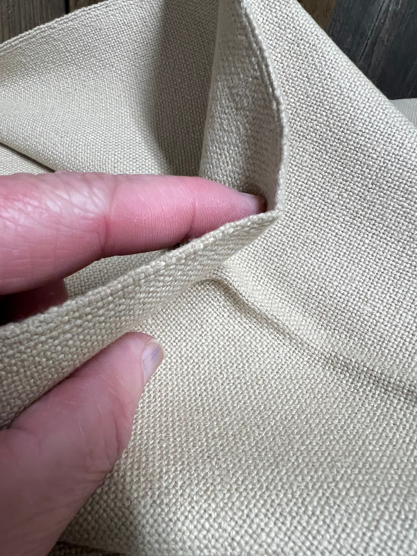 Runner Fabric, 20", GRAIN SACK