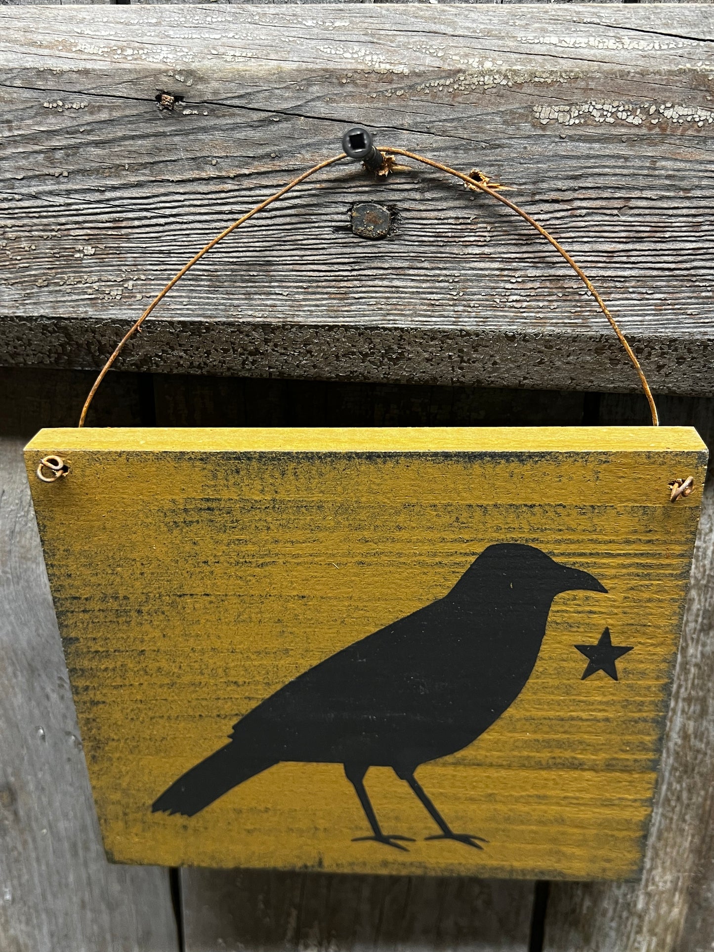 Hanger, 5"x 6", CROW/STAR