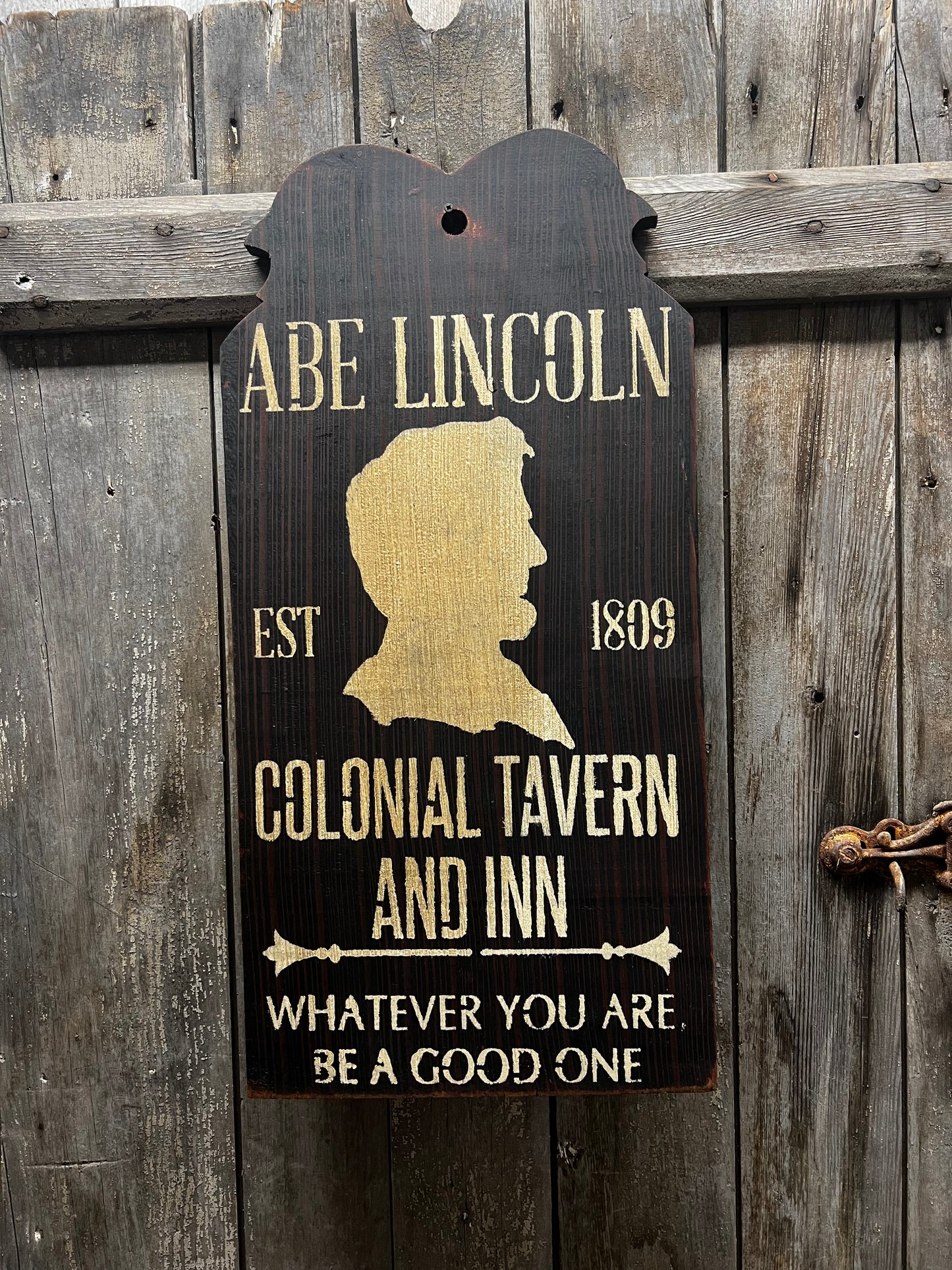 Tavern Sign, 11.75"x 23", COLONIAL TAVERN INN