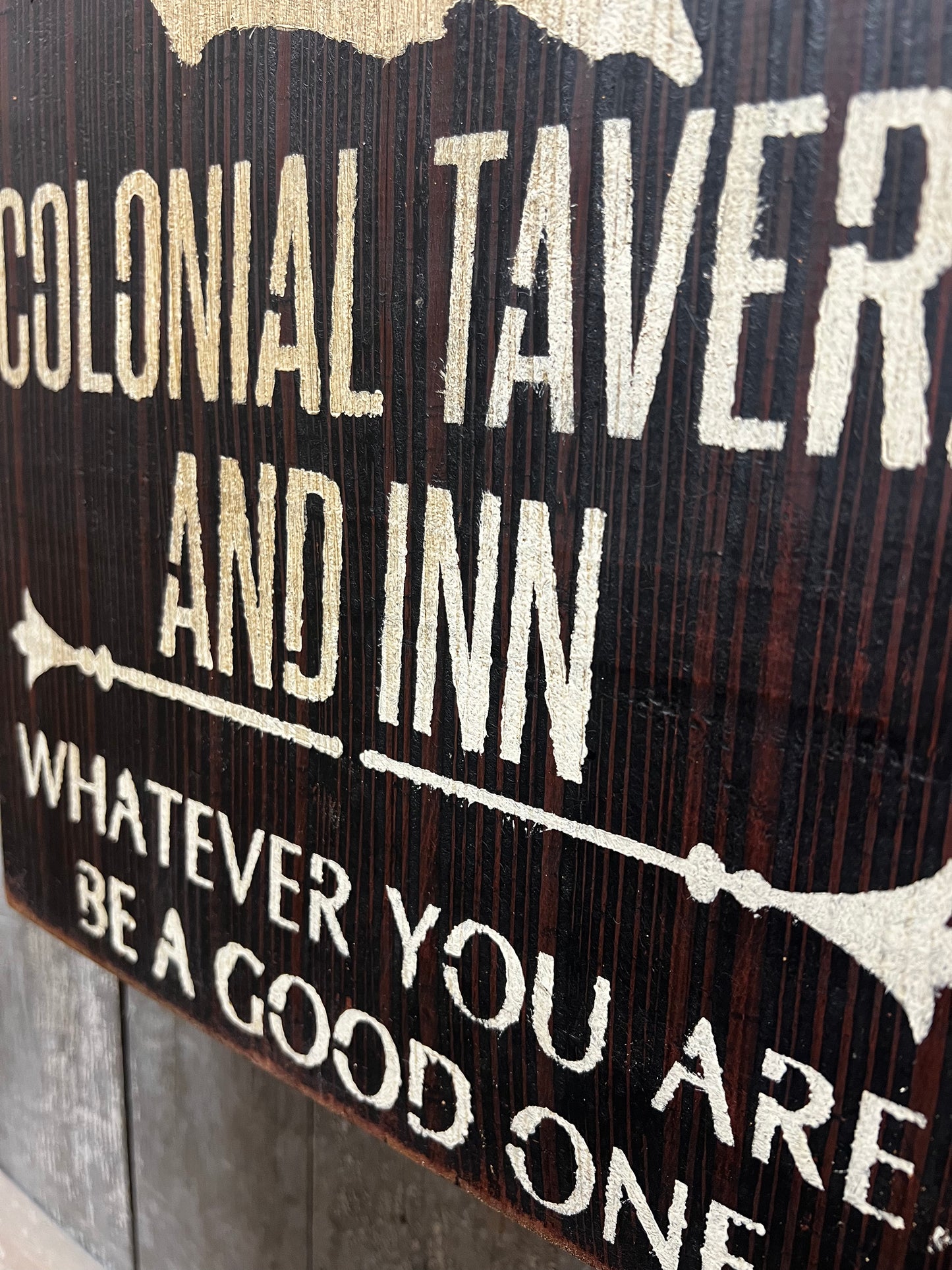 Tavern Sign, 11.75"x 23", COLONIAL TAVERN INN