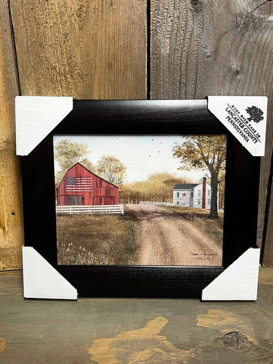 Framed Art, 8x10, SUMMER IN THE COUNTRY