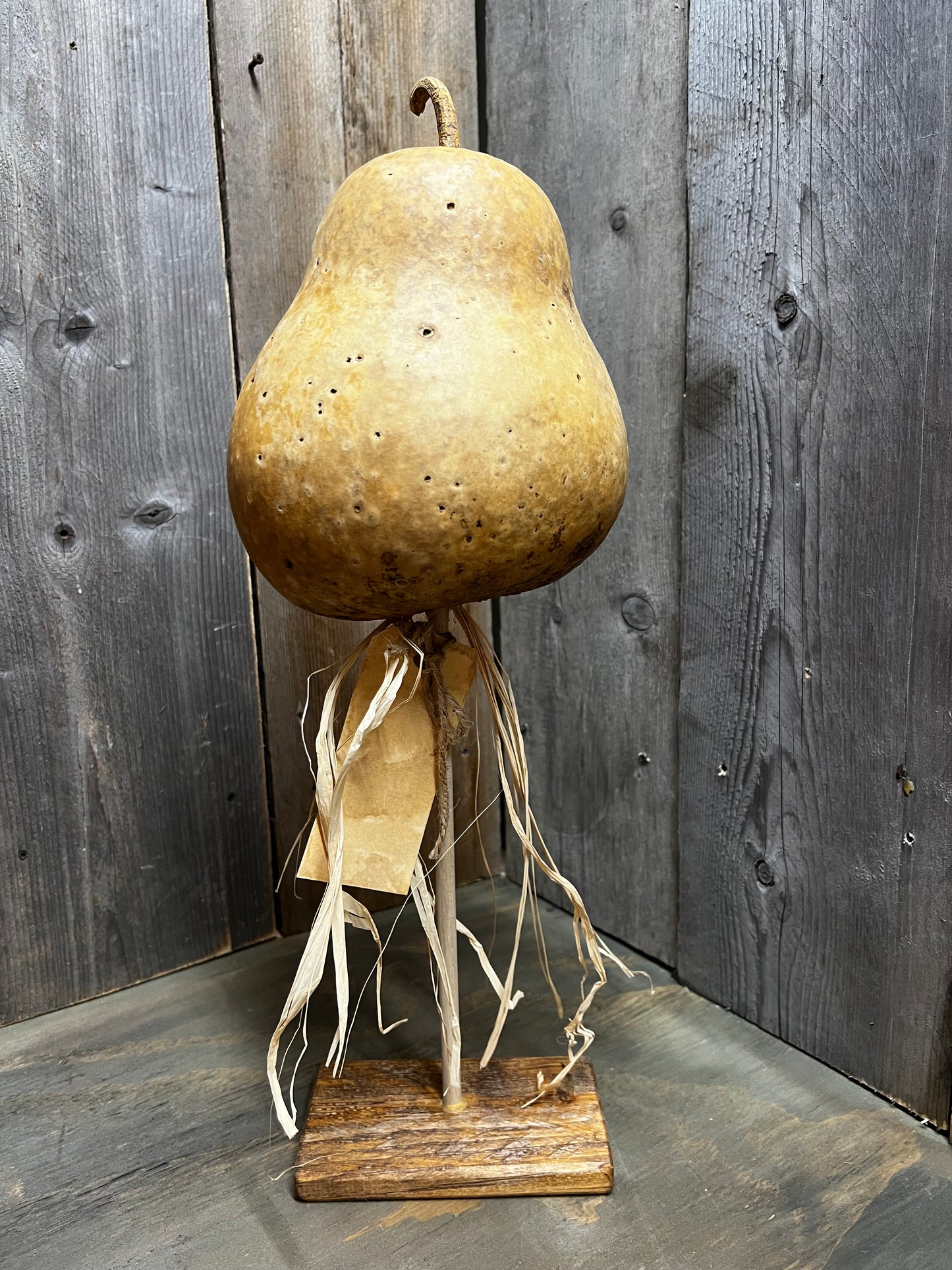 Gourd on Stand, 19", ASSORTED