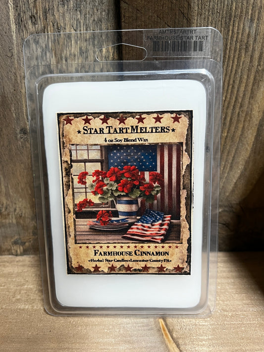 Soy/Coconut Wax Candles & Tart Melts, FARMHOUSE CINNAMON