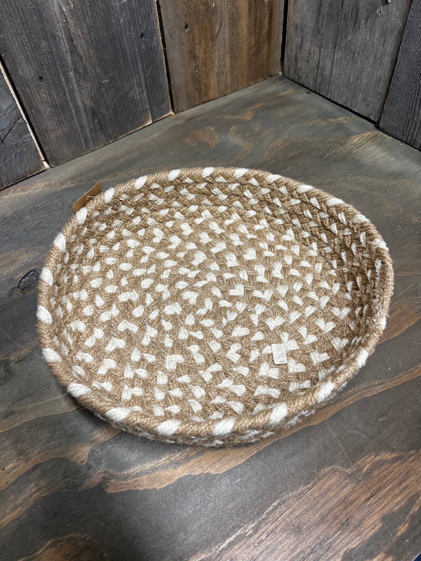 Basket, Braided, 10"X 2.5", ASSORTED