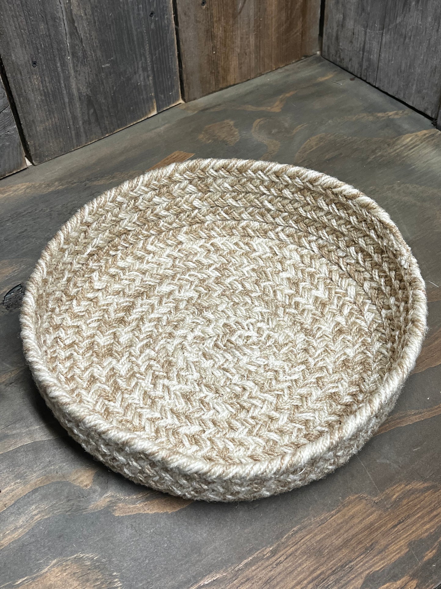 Basket, Braided, 10"X 2.5", ASSORTED