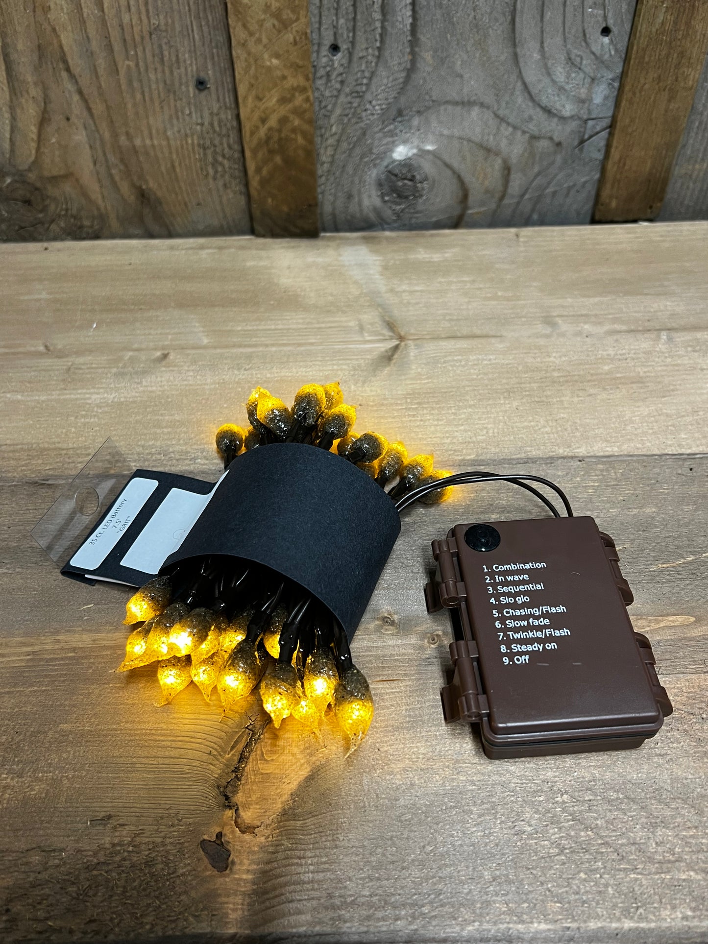 Lights, 35 Count, Hand Dipped Silicone, BATTERY, Assorted Colors