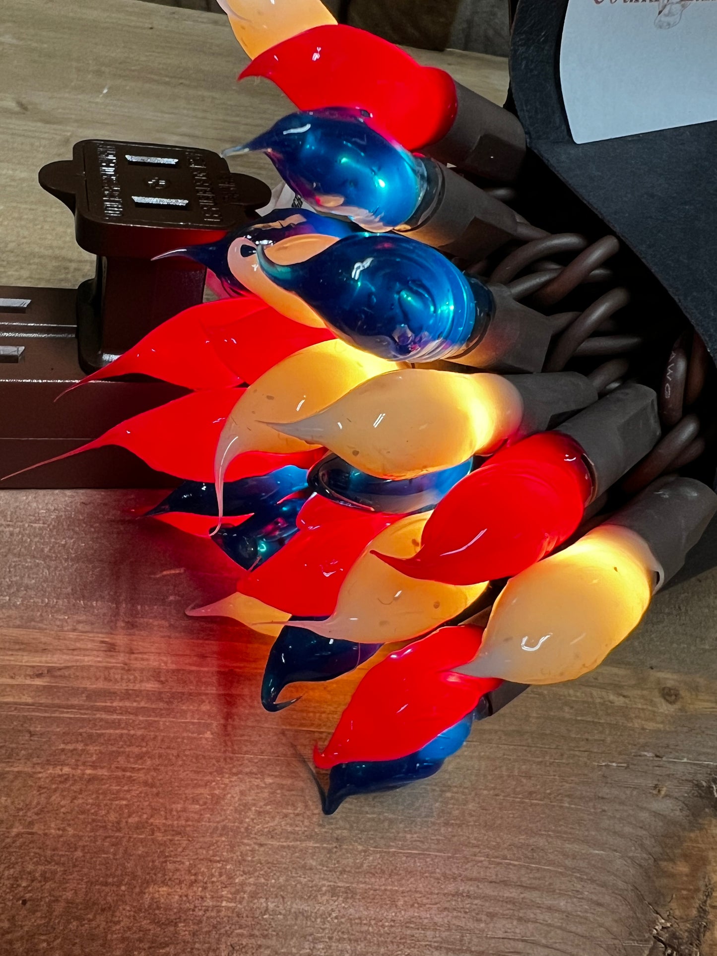 Lights, 50 Count, Hand Dipped Silicone, ELECTRIC, Assorted Colors