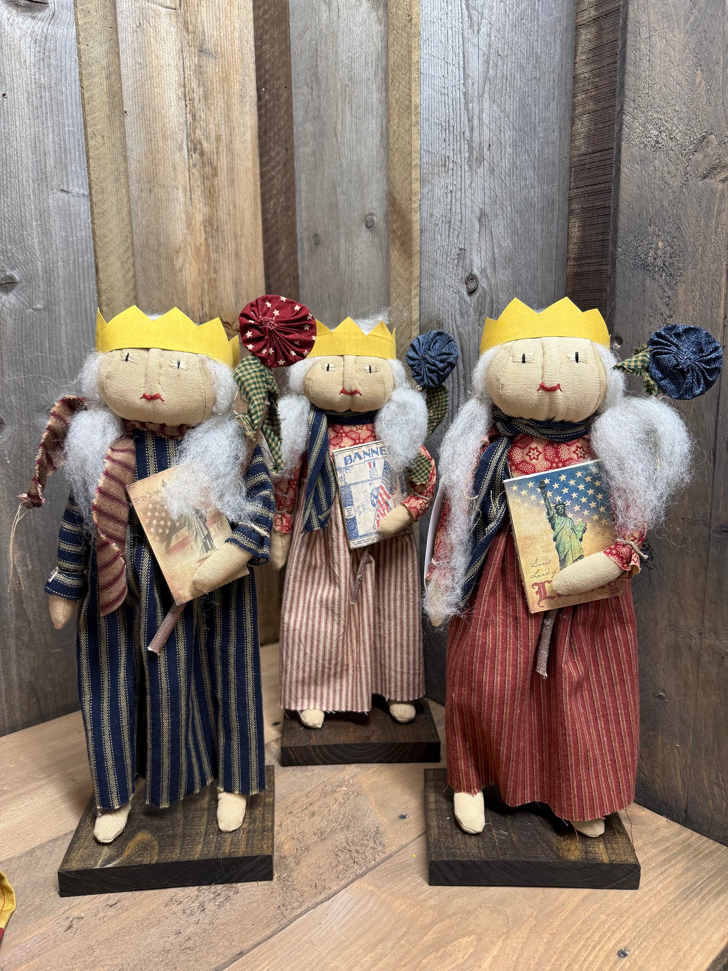 Doll on Stand, Assorted, MISS LIBERTY