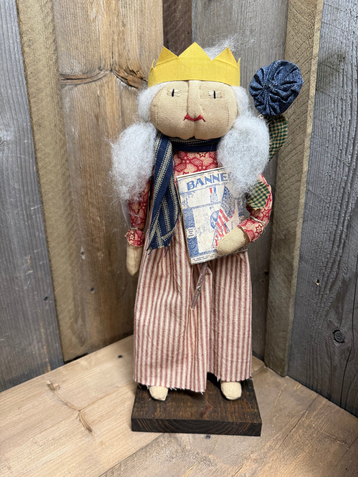 Doll on Stand, Assorted, MISS LIBERTY