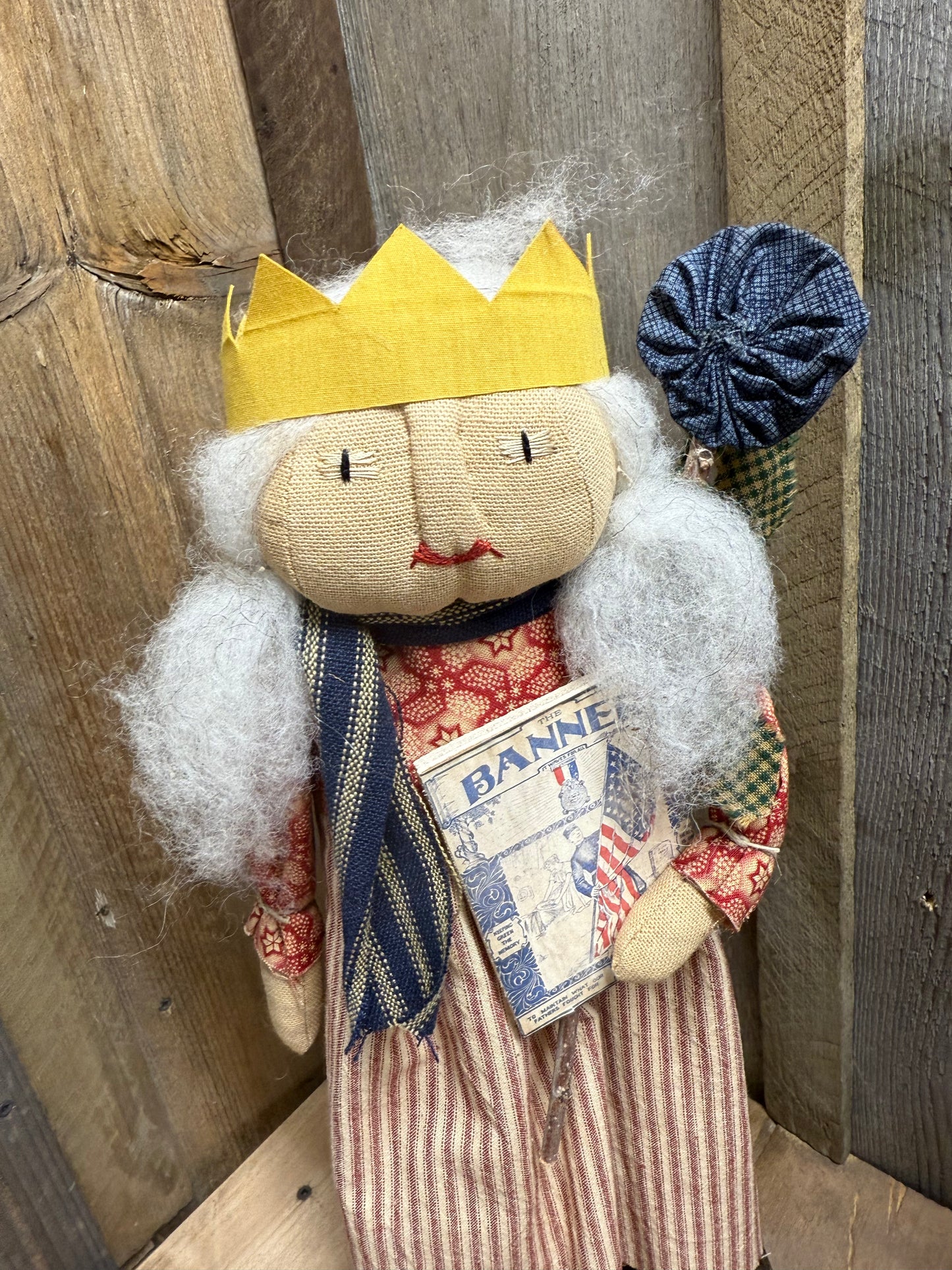 Doll on Stand, Assorted, MISS LIBERTY
