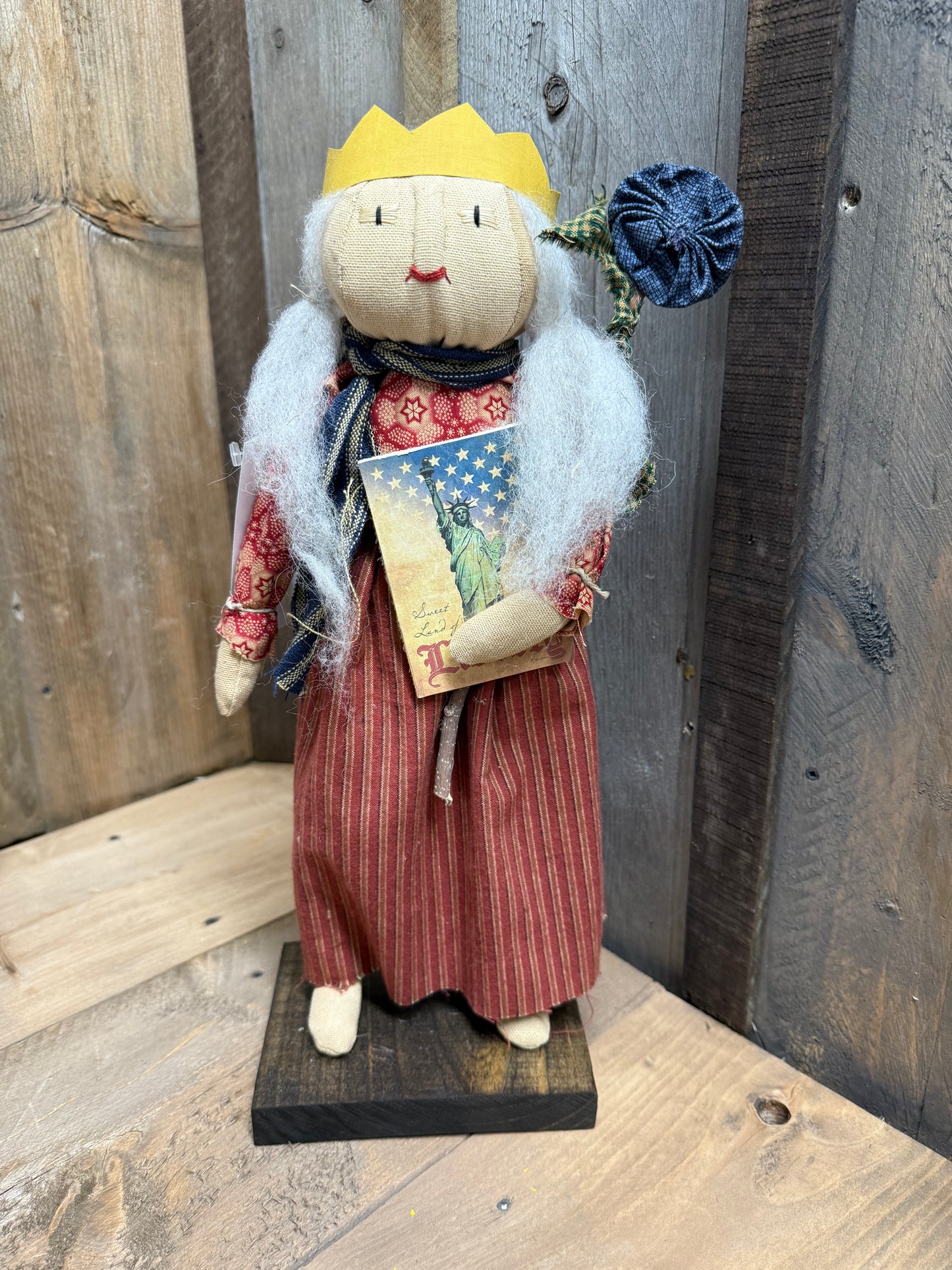 Doll on Stand, Assorted, MISS LIBERTY