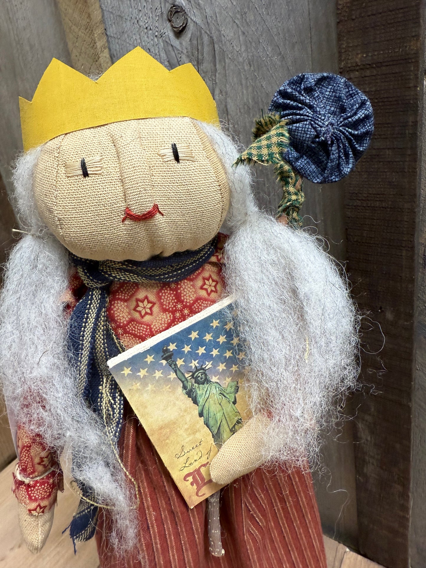 Doll on Stand, Assorted, MISS LIBERTY