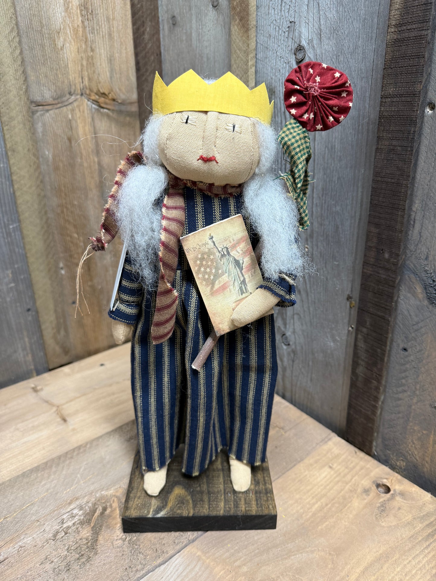 Doll on Stand, Assorted, MISS LIBERTY