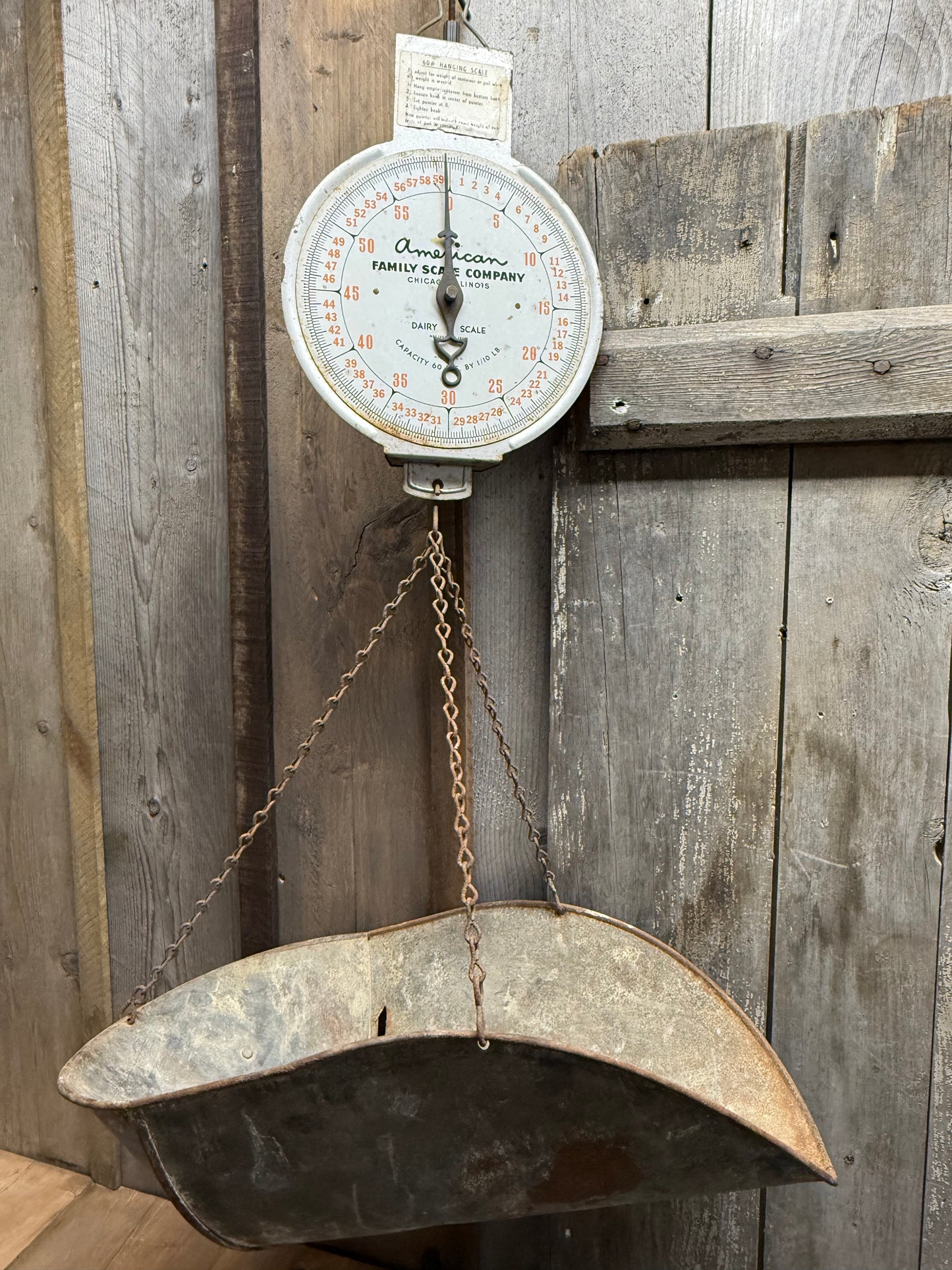 DAIRY SCALE, AMERICAN FAMILY, Vintage