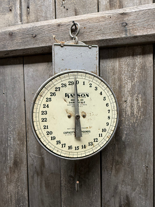 DAIRY SCALE, HANSON, Vintage