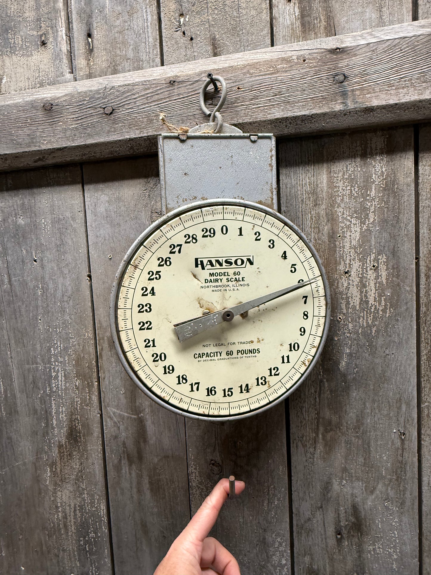 DAIRY SCALE, HANSON, Vintage