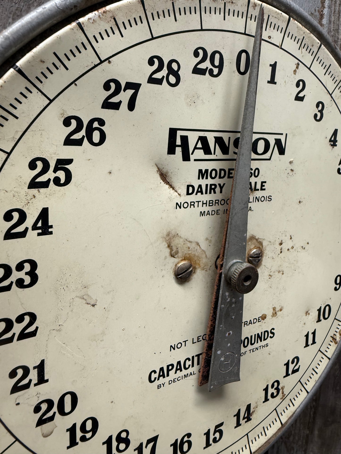 DAIRY SCALE, HANSON, Vintage