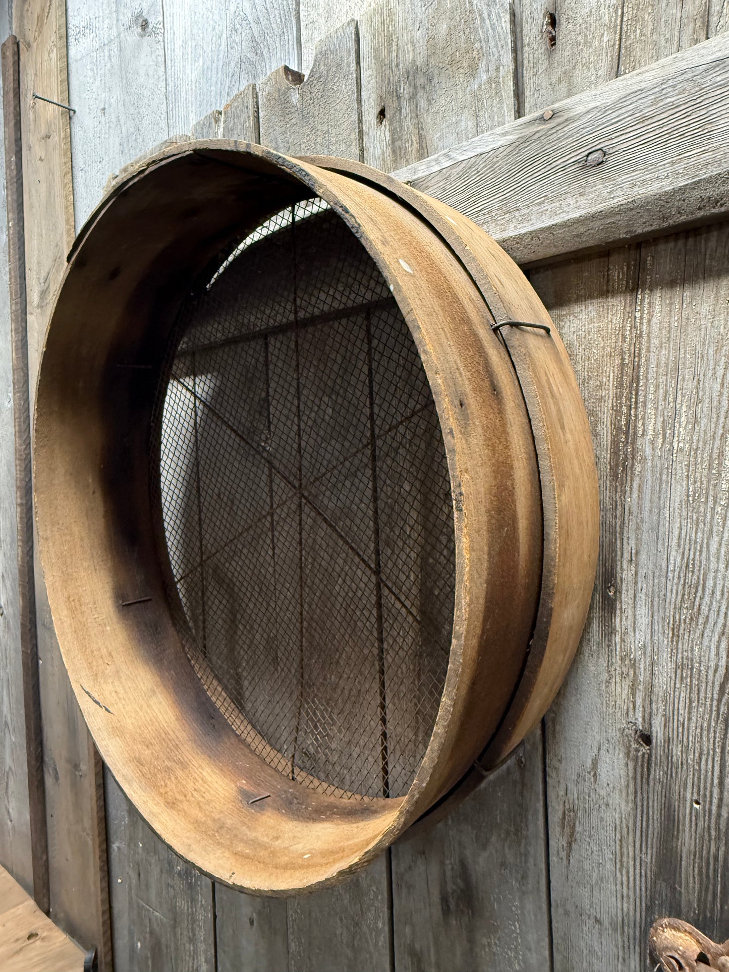 Seed/Grain Sieve, 17", NO 4