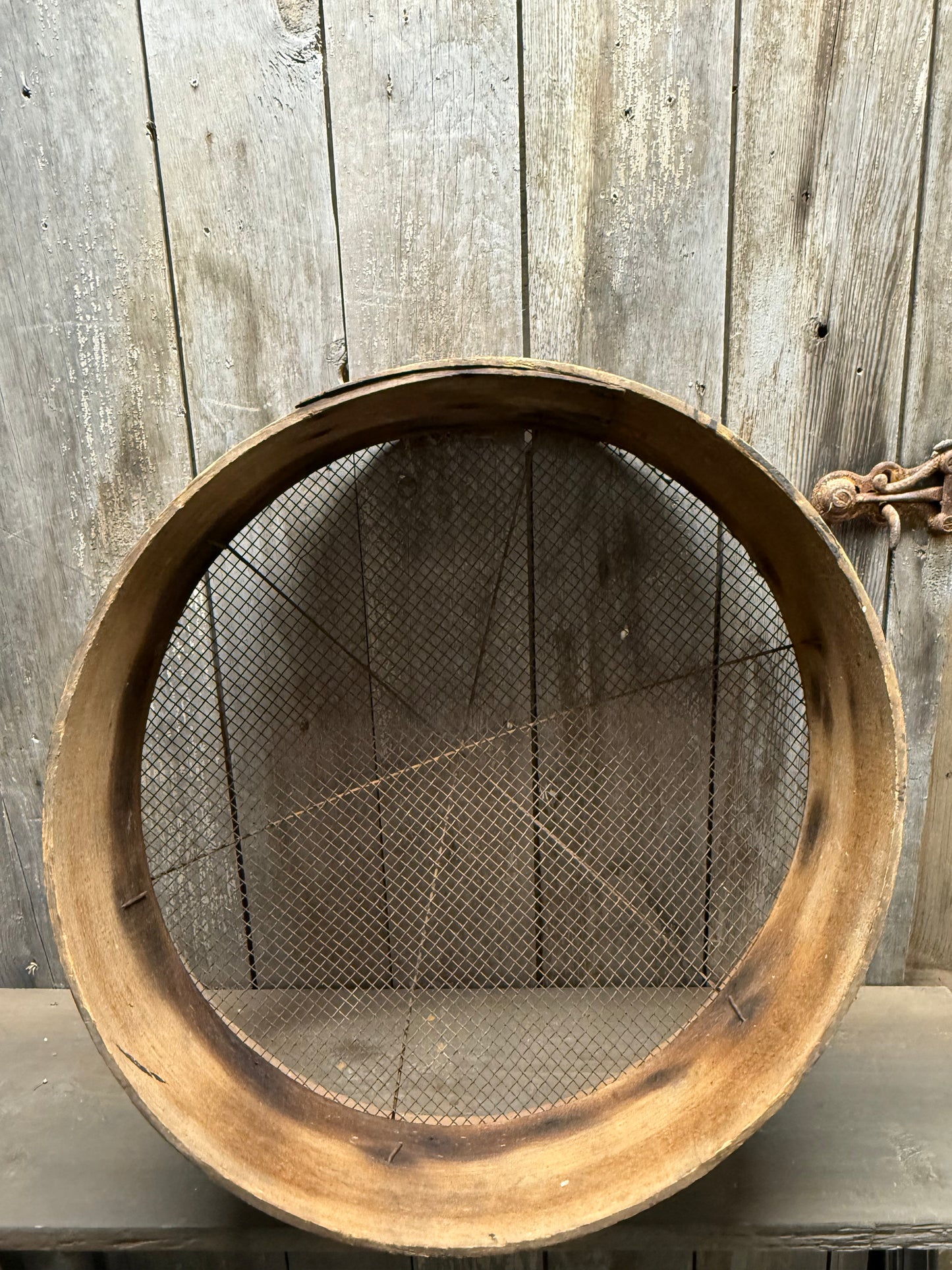 Seed/Grain Sieve, 17", NO 4