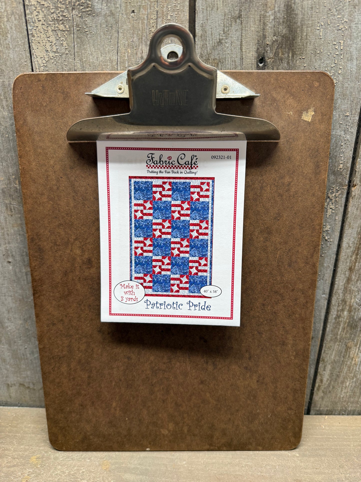 Pattern, PATRIOTIC PRIDE INDIVIDUAL PATTERN
