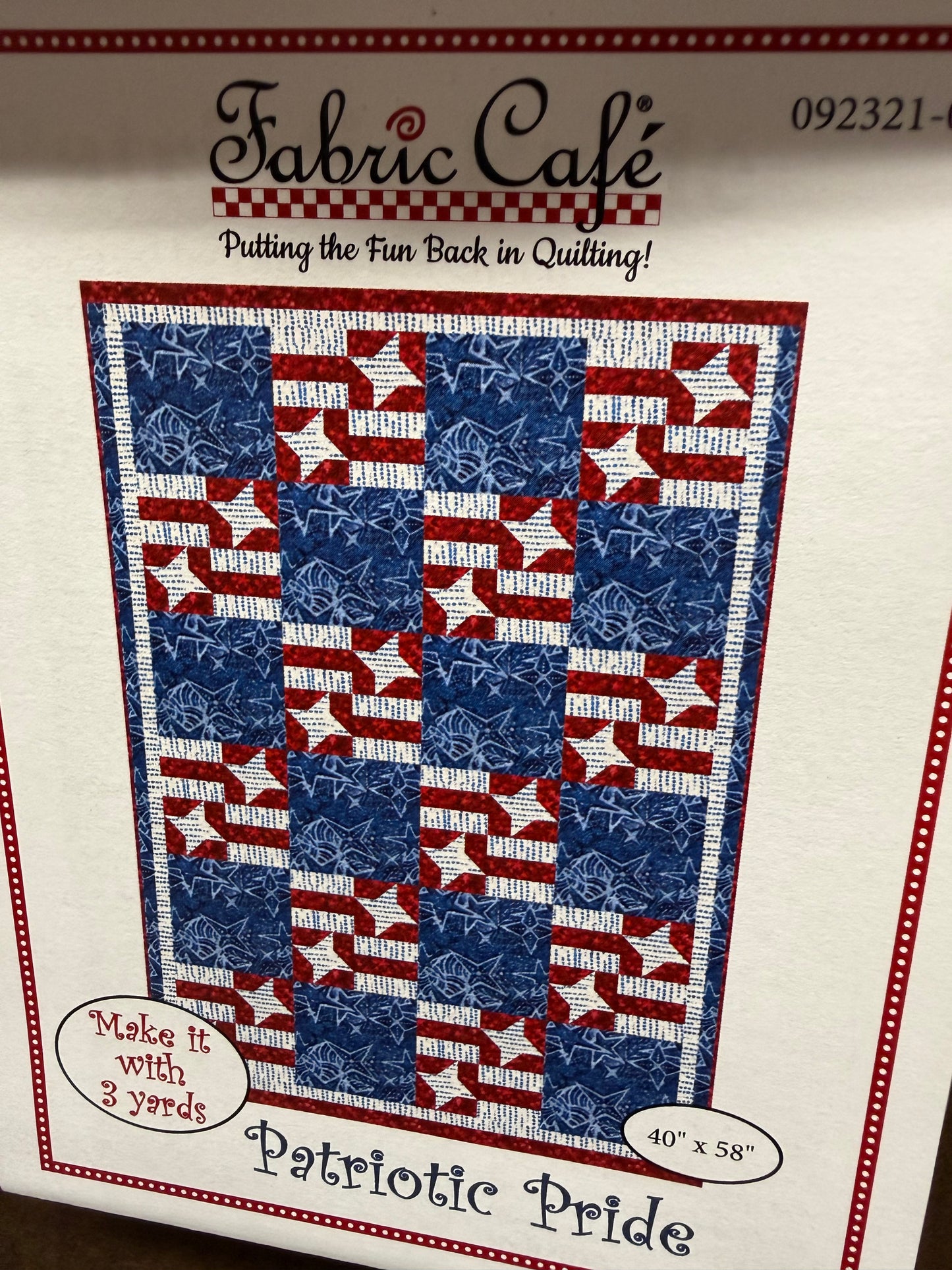 Pattern, PATRIOTIC PRIDE INDIVIDUAL PATTERN