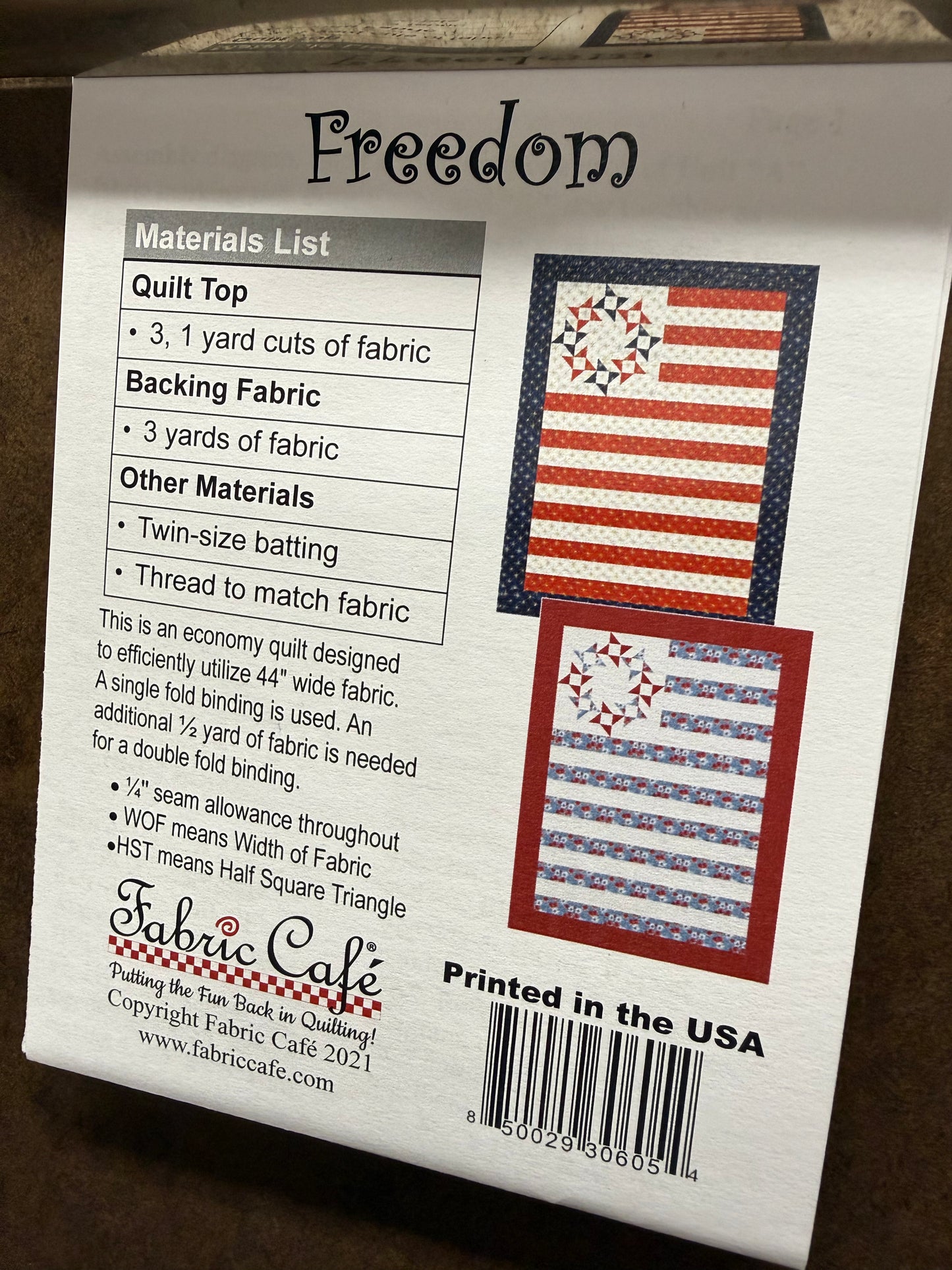 Pattern, FREEDOM