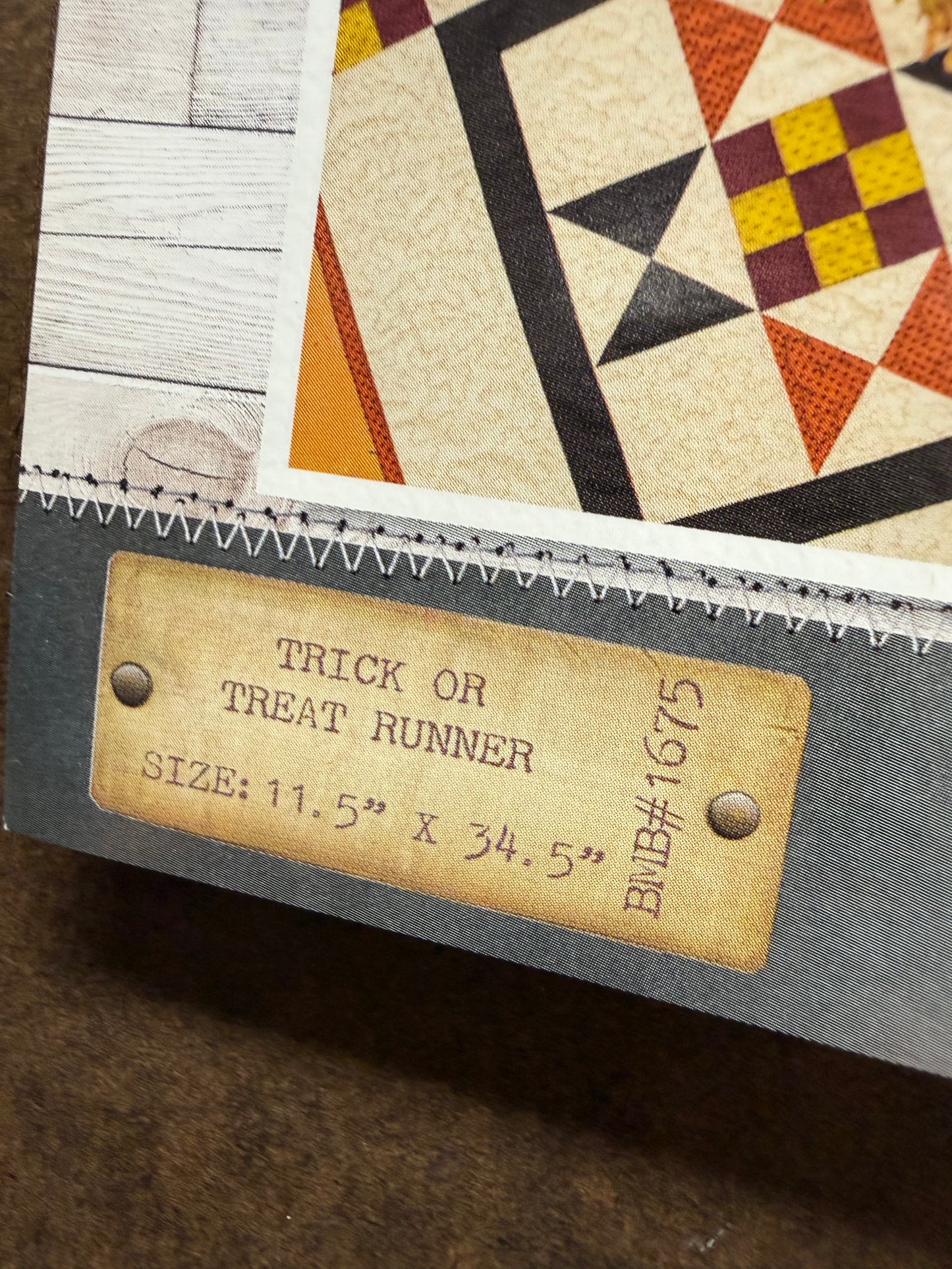 Pattern, TRICK OR TREAT RUNNER