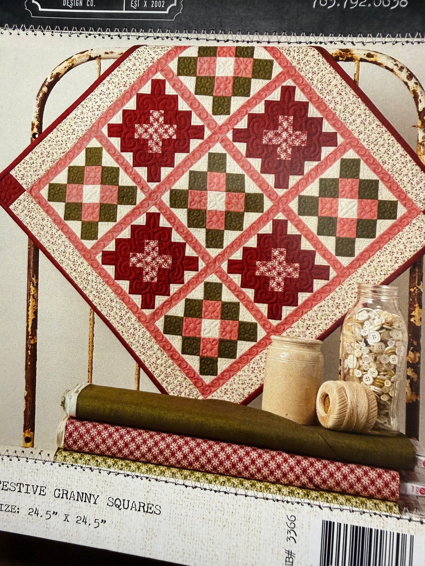 Pattern, FESTIVE GRANNY SQUARES