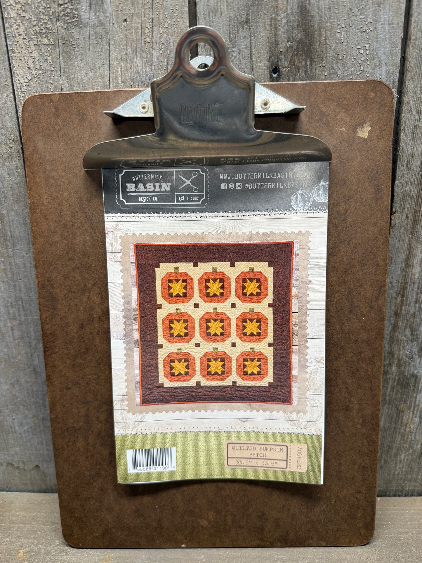 Pattern, QUILTED PUMPKIN PATCH