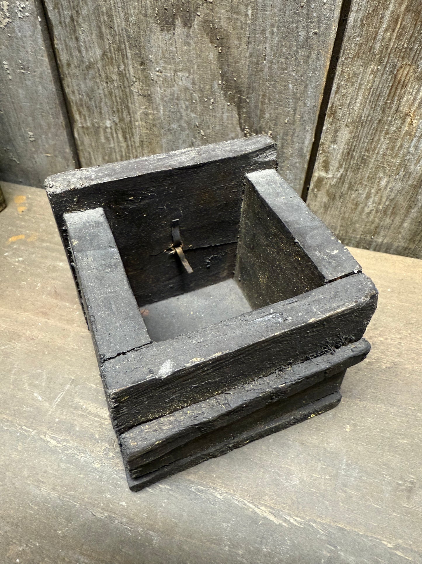 WALL BOX, 5 Drawer, Primitive Mustard Paint