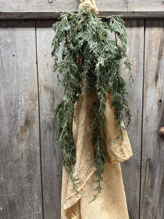 Dripping Garland, 17.5", DARK GREEN JUNIPER
