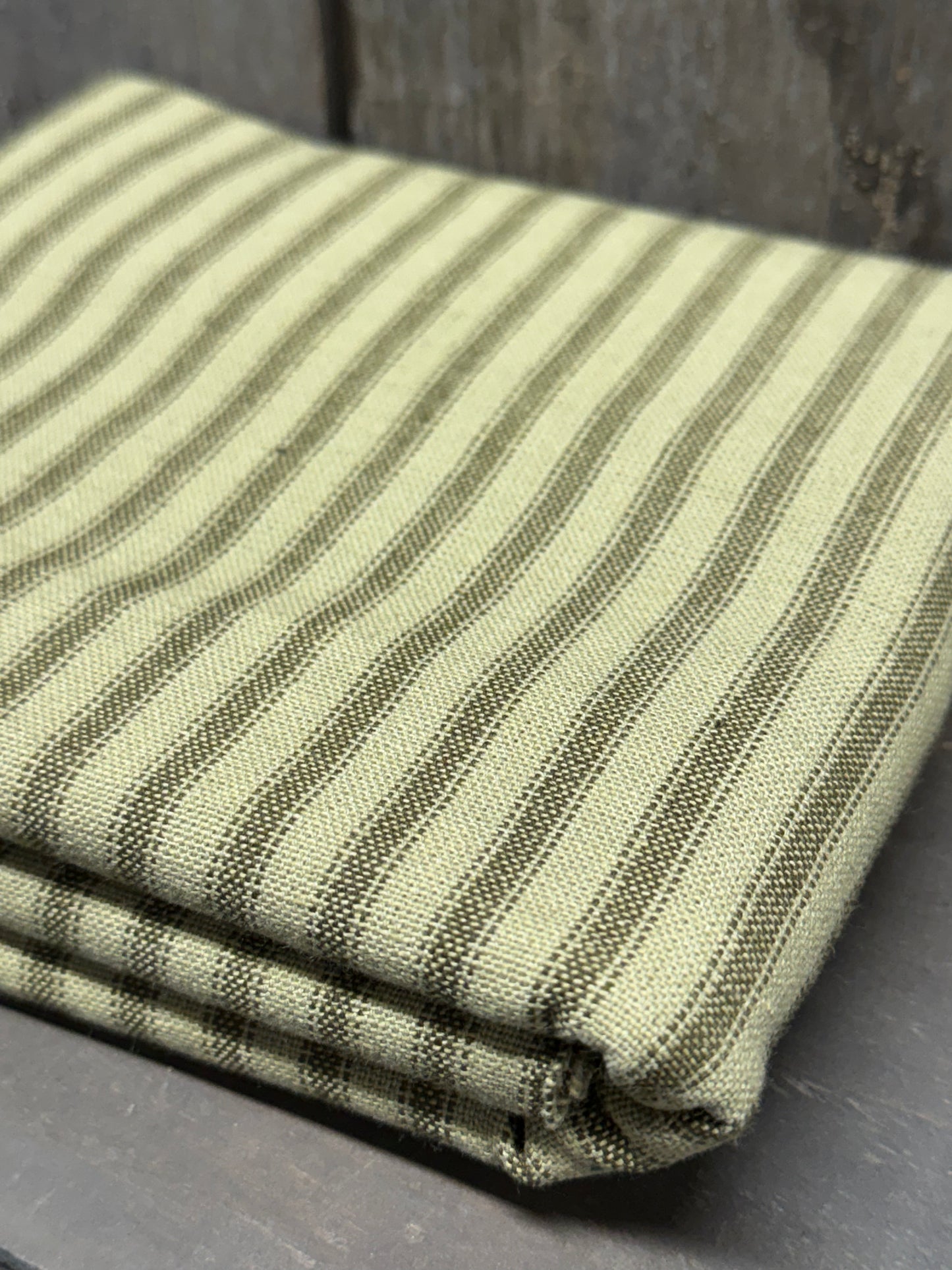 Fabric, Homespun, TICKING