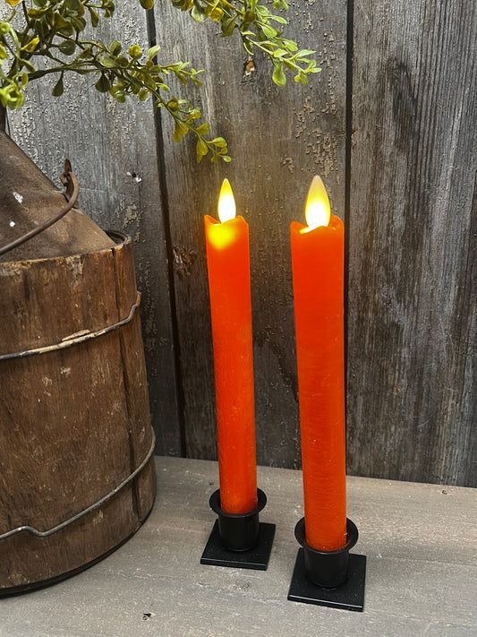 Candles, Set/2, Moving Flame, Timer, ORANGE