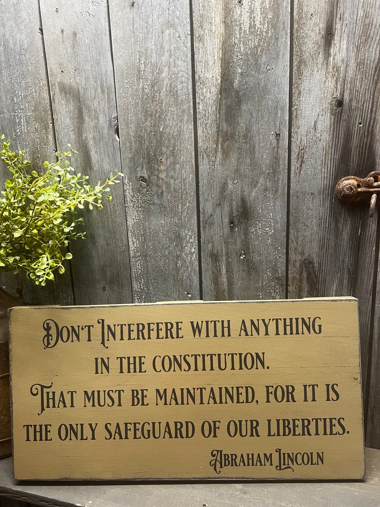 Sign, 9"x 18", DON'T INTERFERE