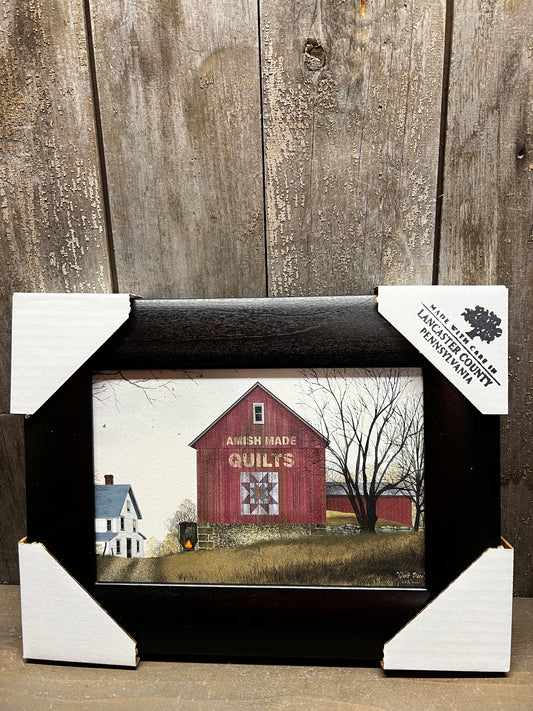 Framed Art, 8x10, QUILT BARN