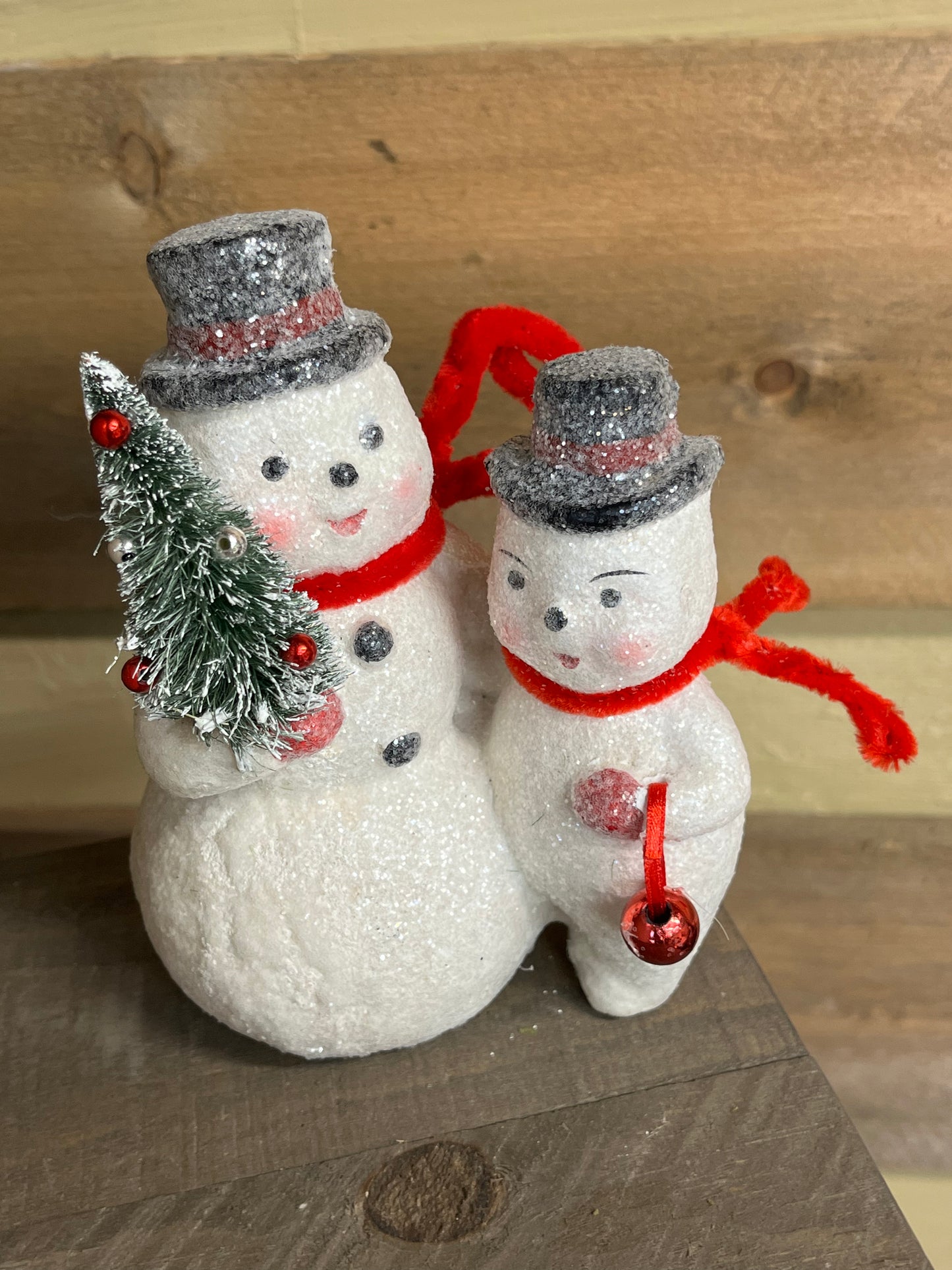 Figurine, 6.5", SNOWMAN PAIR